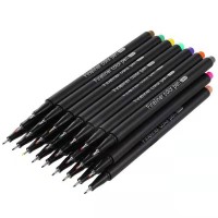 Fineliner Color Pen 0.4mm Writing Drawing Pen  Colored Porous Fine Point Pen for Coloring Book