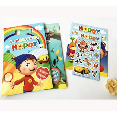 Custom Printing Book, Saddle Stitching Activity Book, Printing Book With Stickers Set